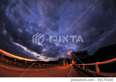 The top of the Ryumon dam 90179160