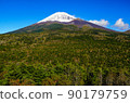 富士山的山脈 90179759