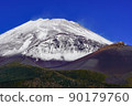 富士山的山脈 90179760