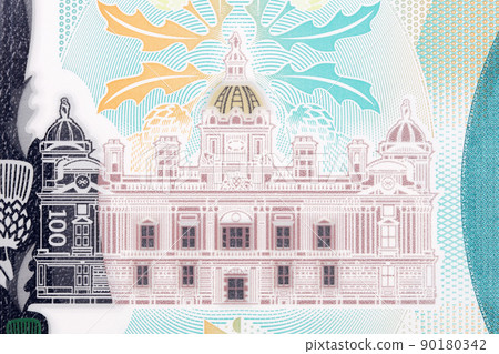 The Bank of Scotland headquarters from money The Bank of Scotland headquarters from money 90180342