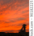 落日的天空 90182225