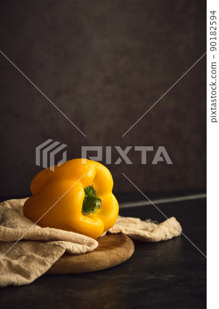 bright appetizing yellow pepper style of fine art bright appetizing yellow pepper style of fine art 90182594