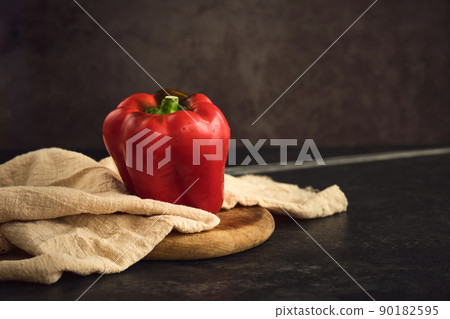 bright appetizing red pepper style of fine art bright appetizing red pepper style of fine art 90182595