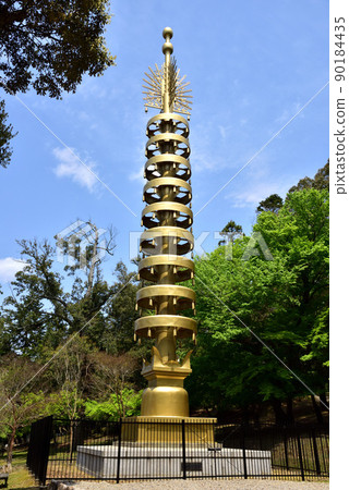 Sorin (restoration) of the seven-storied pagoda of Todaiji Temple Sorin (restoration) of the seven-storied pagoda of Todaiji Temple 90184435