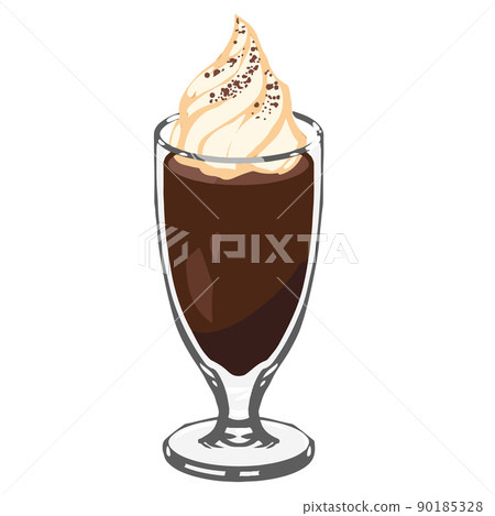 Cocoa float illustration Cocoa float illustration 90185328