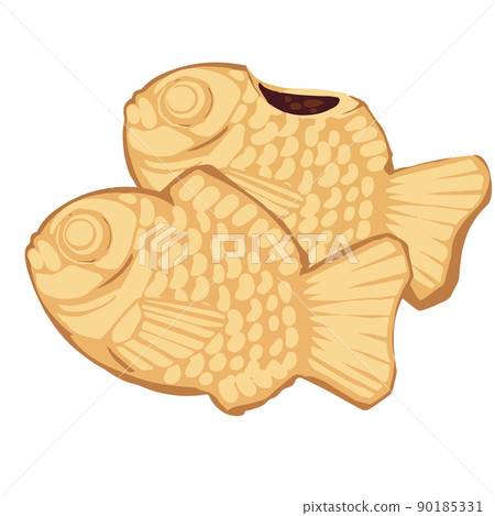 鯛魚燒插圖 鯛魚燒插圖 90185331