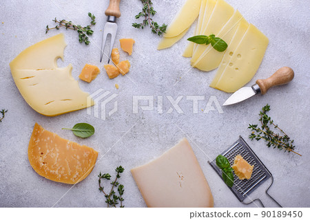 Parmesan, cheddar, gouda and maasdam cheese 90189450