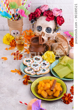 Traditional Day of the dead food Traditional Day of the dead food 90189521