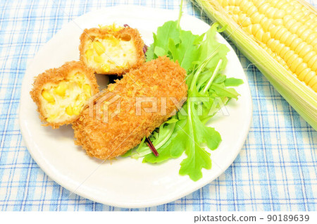 玉米奶油炸丸子 玉米奶油炸丸子 90189639