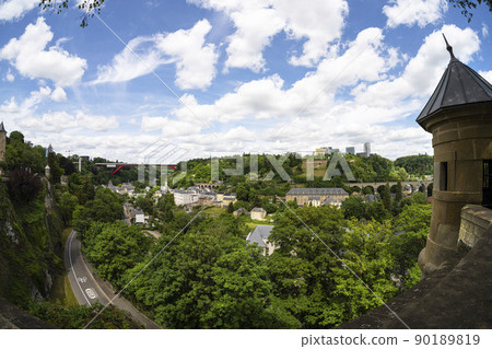 Panoramic view of Luxembourg city Panoramic view of Luxembourg city 90189819