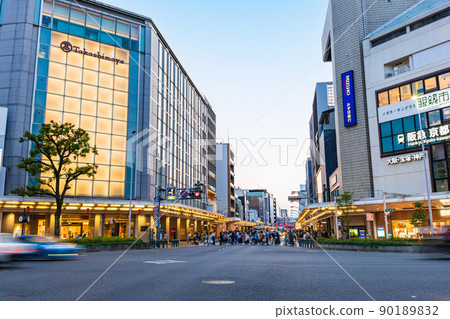 四條河原町，京都黃昏 90189832