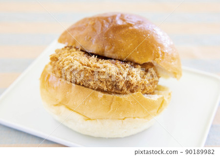 Delicious Menchi-katsu Burger Delicious Menchi-katsu Burger 90189982