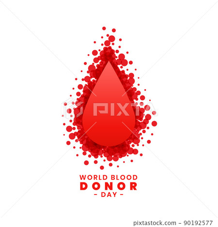 international blood donor day concept poster design 90192577