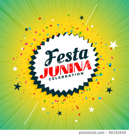 classic festa junina celebration greeting card design 90192648