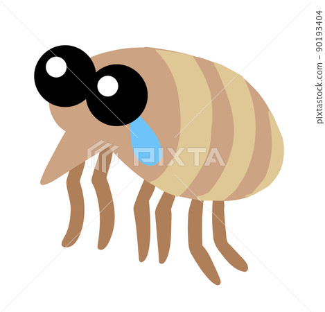 Flea pop flat illustration 90193404