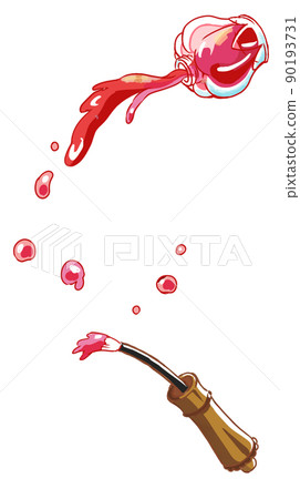 粉色美甲美甲透明化妝品 粉色美甲美甲透明化妝品 90193731