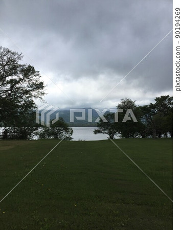 Scenery of Lake Kussharo 90194269