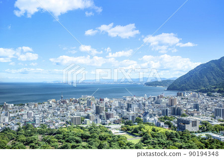 Beppu Bay and Beppu Oita City 90194348