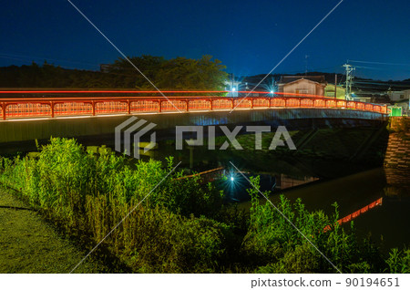 “松島橋”作為歷史名城“城下大聖寺”的再開發而新建（攝於2022.5） 90194651