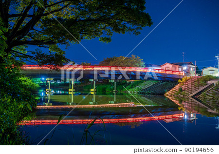 "Matsushima Bridge" was newly rebuilt as a redevelopment of the historical city "Castle Town Daishoji" (photographed in 2022.5) 90194656