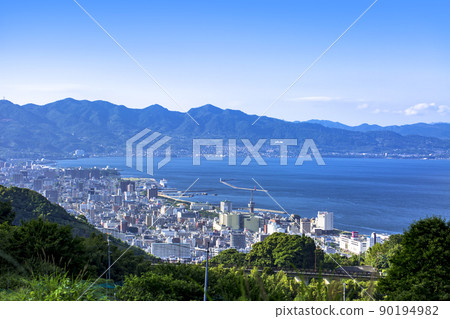 別府市區和別府灣 90194982