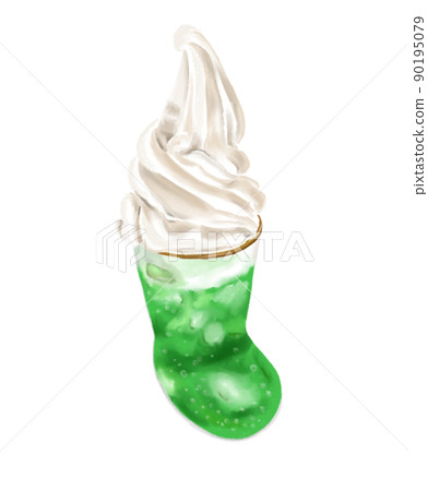 Illustration of cream soda 90195079