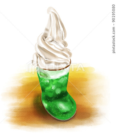 奶油蘇打水的插圖 奶油蘇打水的插圖 90195080