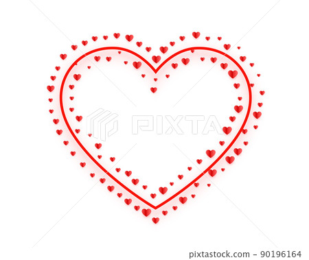decorative hearts frame for valentines day decorative hearts frame for valentines day 90196164