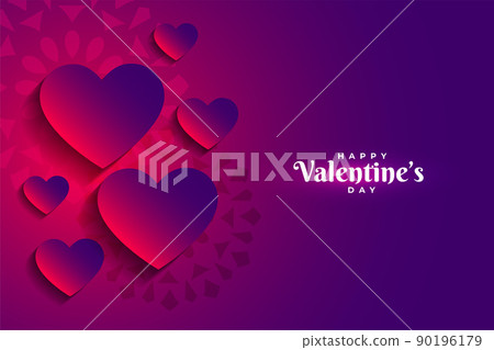 valentines day card in duotone style design valentines day card in duotone style design 90196179