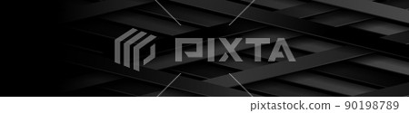 Black stripes abstract technology geometric background Black stripes abstract technology geometric background 90198789
