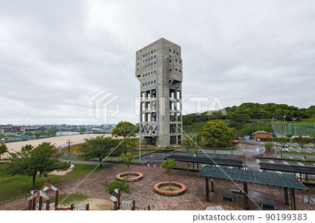 Fukuoka Prefecture / Former Shime Mining Shaft Tower (Shime Mining Shaft Tower) 90199383