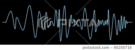 Waveform image - Stock Illustration [90200716] - PIXTA