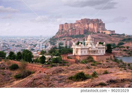 Jaswanth Thada mausoleum, Jodhpur, Rajasthan, India 90201029