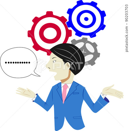Logical way of speaking - Stock Illustration [90203703] - PIXTA