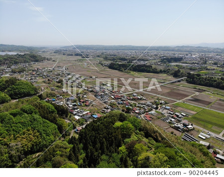 Aerial view of the area around the castle Aerial view of the area around the castle 90204445