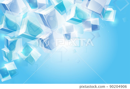 Cold image background illustration Cool ice background 90204906