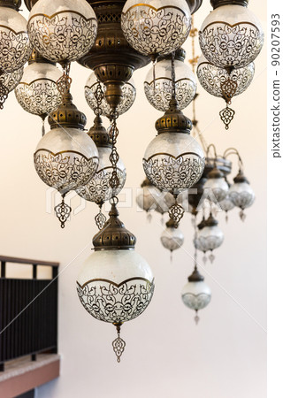 vintage brass Chandelier 90207593