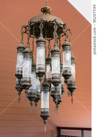 vintage brass Chandelier vintage brass Chandelier 90207594
