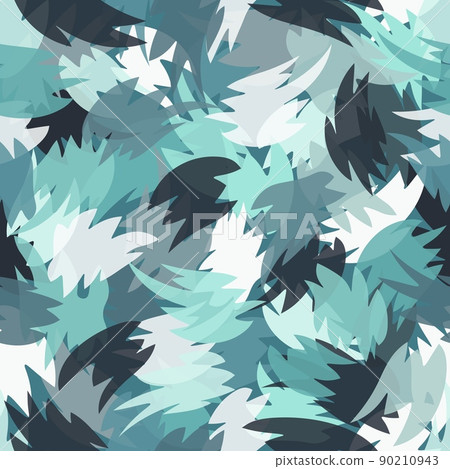 Camouflage pattern background. Classic clothing style masking camo repeat print 90210943