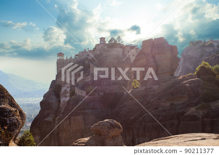 Meteora Kalabaka Greece Monastery landscape Meteora Kalabaka Greece Monastery landscape 90211377