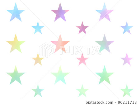 A star-shaped set of beautiful pale colors and multicolored gradations A star-shaped set of beautiful pale colors and multicolored gradations 90211718