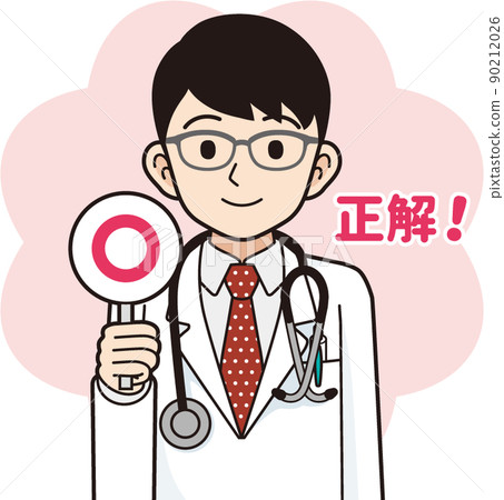 有正確的stick_line繪圖的男醫生 有正確的stick_line繪圖的男醫生 90212026