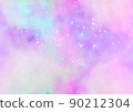 神秘的彩色宇宙的插圖 90212304