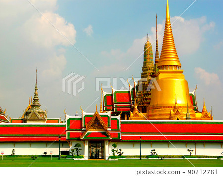 泰國曼谷翡翠寺 (Wat Phra Kaew) 泰國曼谷翡翠寺 (Wat Phra Kaew) 90212781