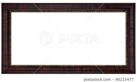 Old Vintage classic Golden Wooden mockup canvas frame Old Vintage classic Golden Wooden mockup canvas frame 90215477