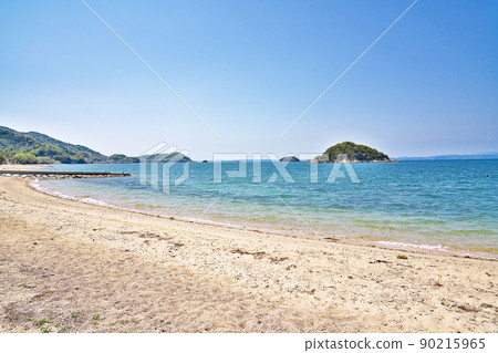 [Shodoshima Chidorigahama] Kobe, Tonosho-cho, Shozu-gun, Kagawa Prefecture 90215965