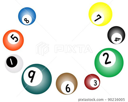 Billiard frame (No. 2) - Stock Illustration [90216005] - PIXTA