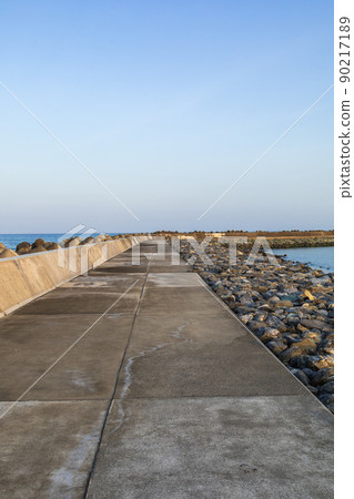茨城縣日立市Aise港防波堤 茨城縣日立市Aise港防波堤 90217189