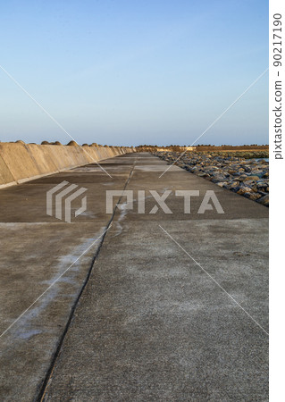 茨城縣日立市Aise港防波堤 90217190