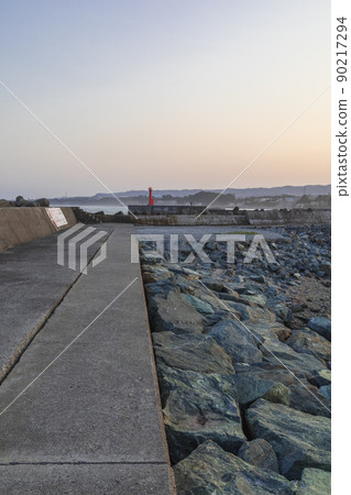 茨城縣日立市Aise港防波堤 90217294